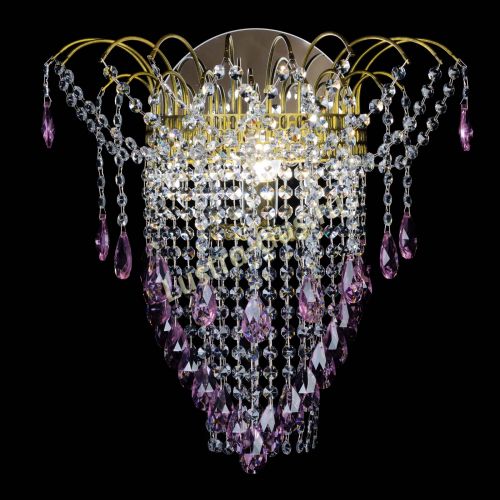 Бра Агата №4 под бронзу Розовая в Кирове Гусь Хрустальный