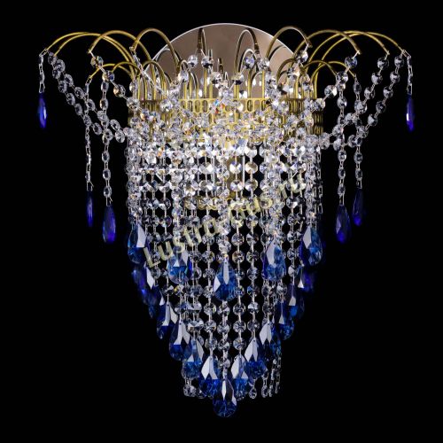 Бра Агата №4 под бронзу Синяя в Кирове Гусь Хрустальный