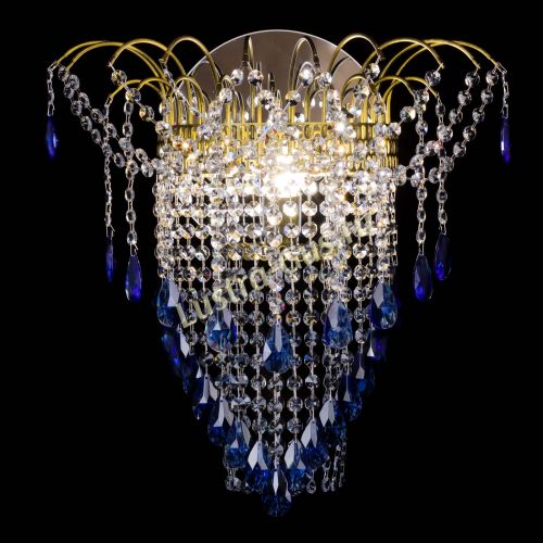 Бра Агата №4 под бронзу Синяя в Кирове Гусь Хрустальный