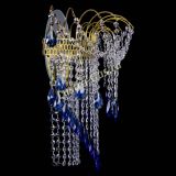 Бра Агата №4 под бронзу Синяя в Кирове