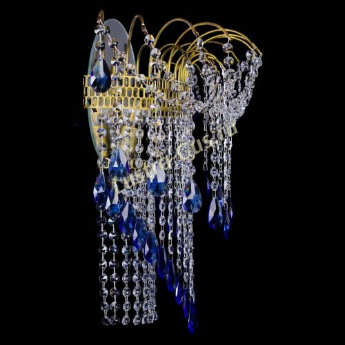 Бра Агата №4 под бронзу Синяя в Кирове Гусь Хрустальный