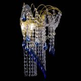 Бра Агата №4 под бронзу Синяя в Кирове