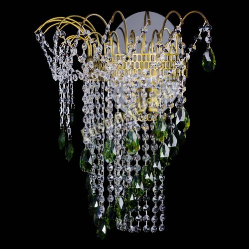 Бра Агата №4 под бронзу Зеленая в Кирове Гусь Хрустальный