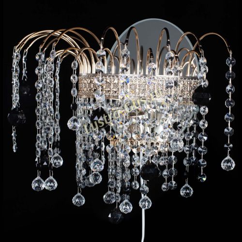 Бра Агата Венеция шар черная в Кирове Гусь Хрустальный