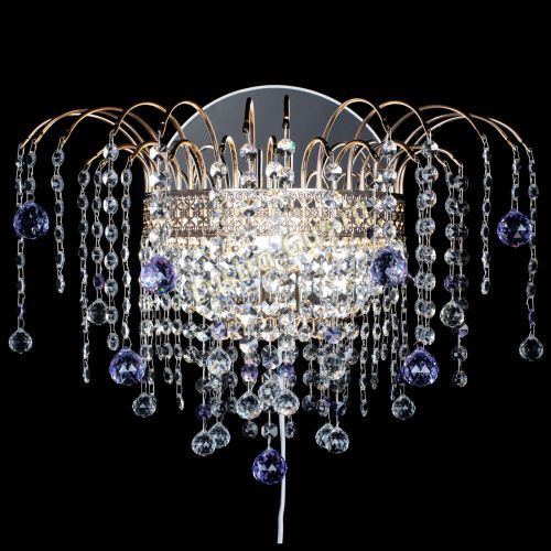 Бра Агата Венеция шар фиолетовая в Кирове Гусь Хрустальный