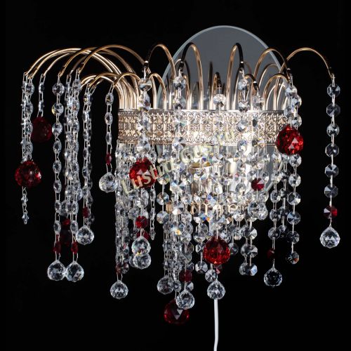 Бра Агата Венеция шар красная в Кирове Гусь Хрустальный