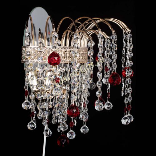 Бра Агата Венеция шар красная в Кирове Гусь Хрустальный
