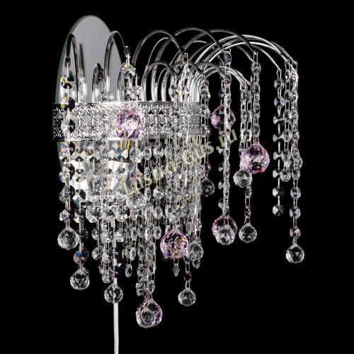 Бра Агата Венеция шар розовая в Кирове Гусь Хрустальный