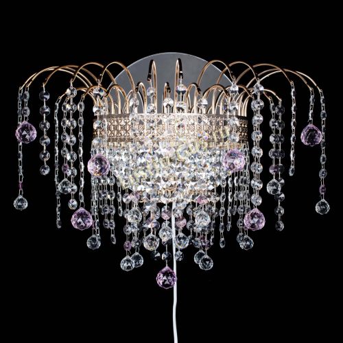 Бра Агата Венеция шар розовая в Кирове Гусь Хрустальный