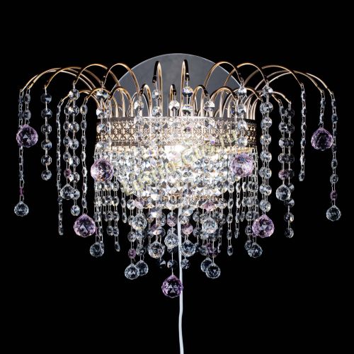 Бра Агата Венеция шар розовая в Кирове Гусь Хрустальный