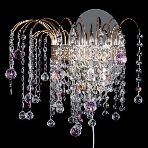 Бра Агата Венеция шар розовая в Кирове Гусь Хрустальный