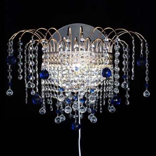 Бра Агата Венеция шар синяя в Кирове Гусь Хрустальный