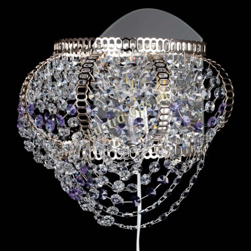 Бра Альфа №1 фиолетовая в Кирове Гусь Хрустальный