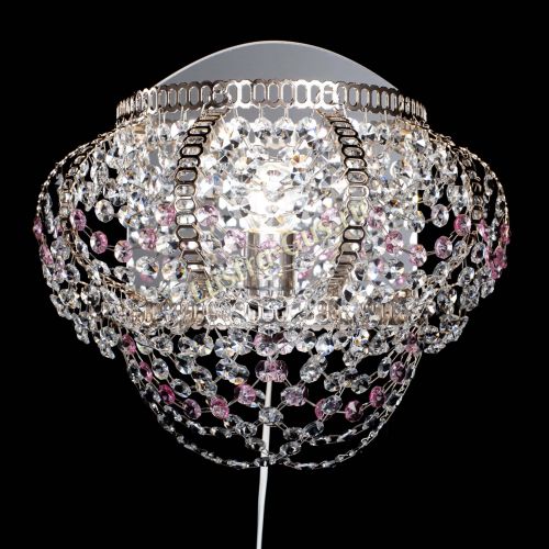 Бра Альфа №1 розовая в Кирове Гусь Хрустальный