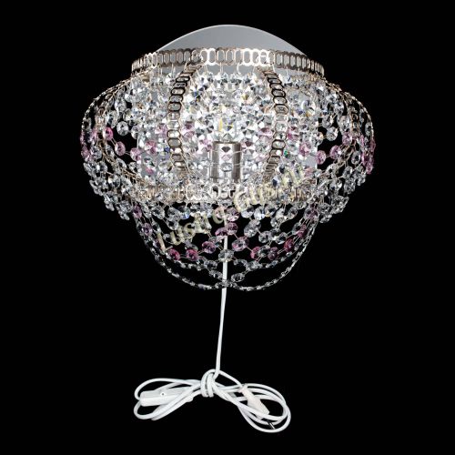 Бра Альфа №1 розовая в Кирове Гусь Хрустальный