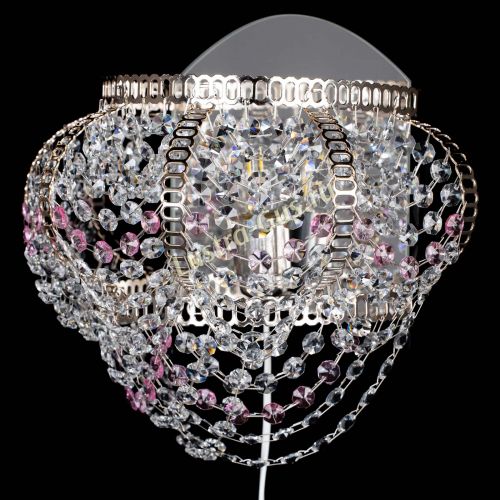 Бра Альфа №1 розовая в Кирове Гусь Хрустальный