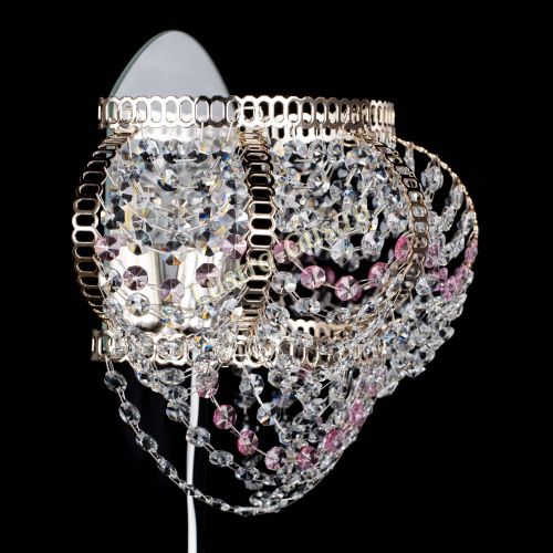 Бра Альфа №1 розовая в Кирове Гусь Хрустальный