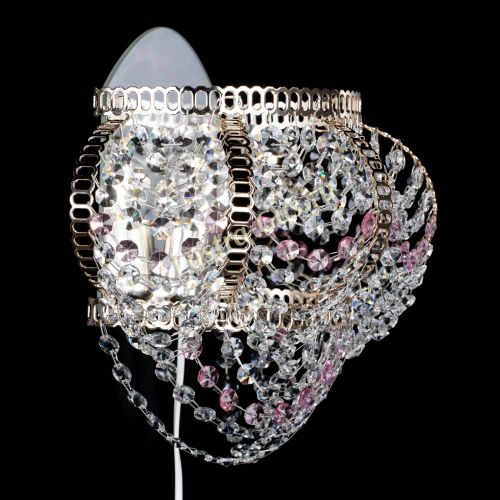 Бра Альфа №1 розовая в Кирове Гусь Хрустальный