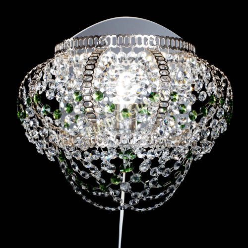 Бра Альфа №1 зеленая в Кирове Гусь Хрустальный