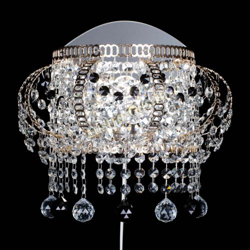 Бра Альфа №2 черная в Кирове Гусь Хрустальный