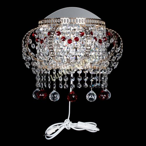 Бра Альфа №2 красная в Кирове Гусь Хрустальный