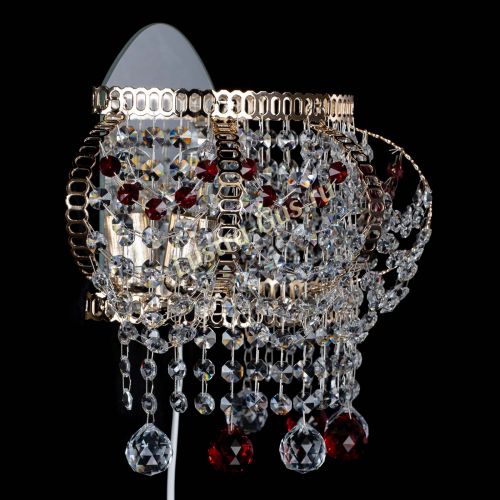 Бра Альфа №2 красная в Кирове Гусь Хрустальный