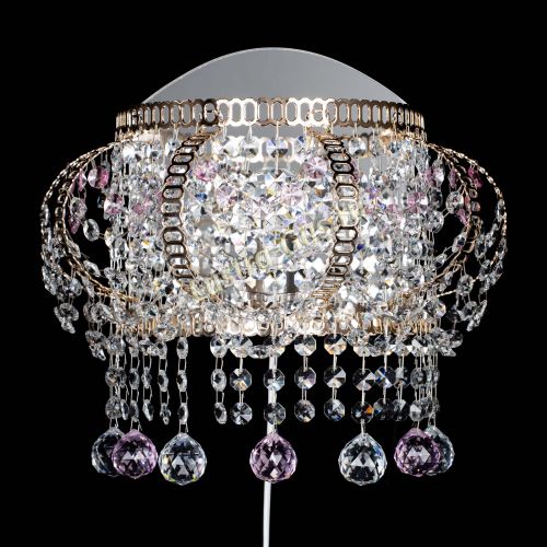 Бра Альфа №2 розовая в Кирове Гусь Хрустальный