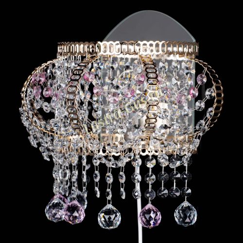 Бра Альфа №2 розовая в Кирове Гусь Хрустальный