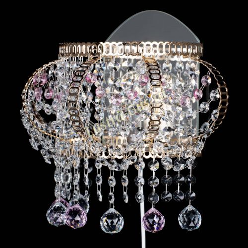 Бра Альфа №2 розовая в Кирове Гусь Хрустальный