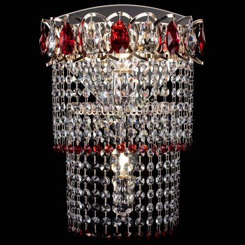Бра Астра №2 оптикон красная в Кирове Гусь Хрустальный