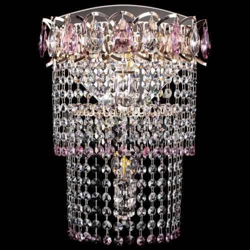 Бра Астра №2 оптикон розовая в Кирове Гусь Хрустальный