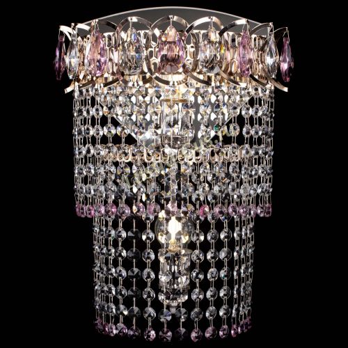 Бра Астра №2 оптикон розовая в Кирове Гусь Хрустальный