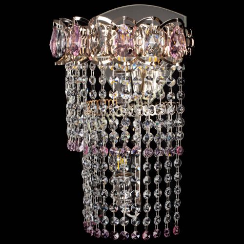 Бра Астра №2 оптикон розовая в Кирове Гусь Хрустальный