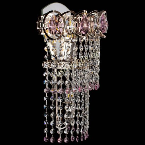 Бра Астра №2 оптикон розовая в Кирове Гусь Хрустальный