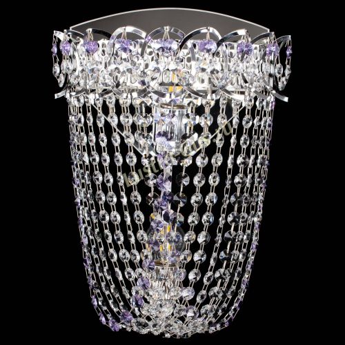 Бра Астра ажур №2 фиолетовая в Кирове Гусь Хрустальный