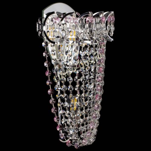 Бра Астра ажур №2 розовая в Кирове Гусь Хрустальный