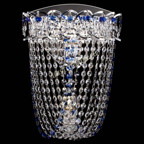 Бра Астра ажур №2 синяя в Кирове Гусь Хрустальный