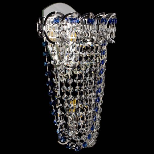 Бра Астра ажур №2 синяя в Кирове Гусь Хрустальный