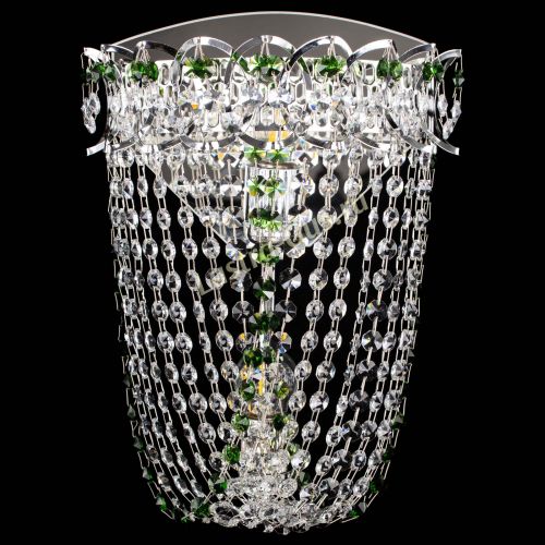 Бра Астра ажур №2 зеленая в Кирове Гусь Хрустальный