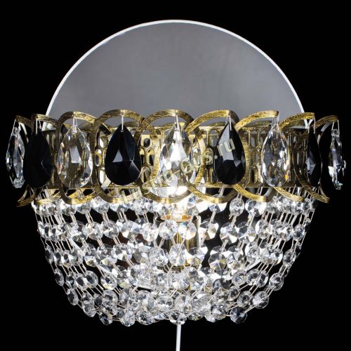 Бра Астра ажур под бронзу черная в Кирове Гусь Хрустальный