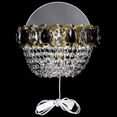 Бра Астра ажур под бронзу черная в Кирове Гусь Хрустальный