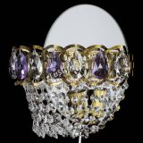 Бра Астра ажур под бронзу фиолетовая в Кирове