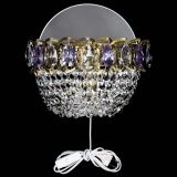 Бра Астра ажур под бронзу фиолетовая в Кирове