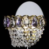 Бра Астра ажур под бронзу фиолетовая в Кирове