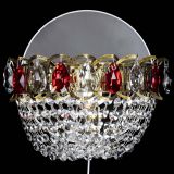 Бра Астра ажур под бронзу красная в Кирове