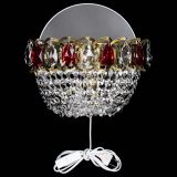 Бра Астра ажур под бронзу красная в Кирове