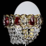 Бра Астра ажур под бронзу красная в Кирове