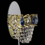 Бра Астра ажур под бронзу синяя в Кирове