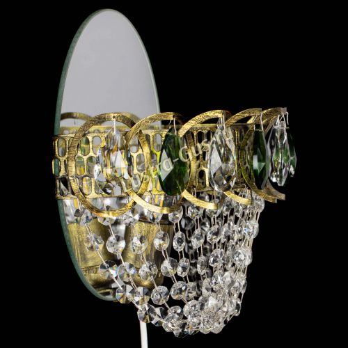 Бра Астра ажур под бронзу зеленая в Кирове Гусь Хрустальный