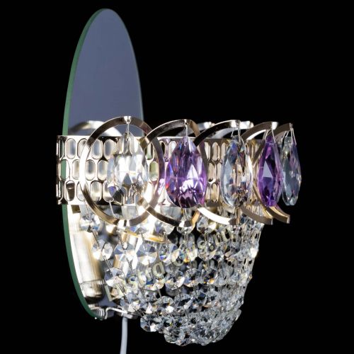 Бра Астра ажур фиолетовая в Кирове Гусь Хрустальный